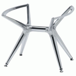 PIED DE TABLE METROPOLIS HT 50 TRAVERSE 275/125 CM CHROMÉ