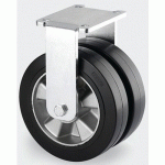 ROULETTE ALUMINIUM FIXE DIAMÈTRE ROUE 200 MM - TENTE