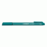 STYLO FEUTRE STABILO POINT MAX - POINTE MULTI-FONCTION - CORPS COLORE A RAYURE BLANCHE - ENCRE TURQUOISE