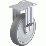 BLICKLE - ROULETTE FIXE Ø 125MM BANDAGE CAOUTCHOUC TPE 120KG - BKPA-TPA 126KF