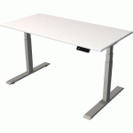 BUREAU RÈGLABLE SMART OFFICE L1400XP700XH630-1270MMBLANC