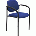 CHAISE VILLALGORDO AVEC ACCOUDOIRS FIXES - BLEU - PIQUERAS Y CRESPO