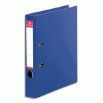 CLASSEUR A LEVIER PERGAMY - POLYPROPYLENE INTERIEUR/EXTERIEUR - DOS 5 CM - A4 - BLEU FONCE