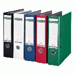 CLASSEUR À LEVIER PLASTIFIÉ LEITZ 180° A4 - DOS 8 CM BLANC