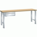 ÉTABLIS GRIS CLAIR 2000X750X890 CAP. 360KG ET 1 TIR. 75KG - LISTA