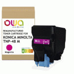 TONER REMANUFACTURÉ OWA - STANDARD - MAGENTA - POUR KONICA MINOLTA TNP-48M, TNP-49M, DEVELOP TNP-48 M, TNP-49 M, KONICA MINOLTA TNP-48M, DEVELOP TNP-48 M - TONER COMPATIBLE