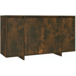 BUFFET CHÊNE FUMÉ 135X41X75 CM AGGLOMÉRÉ