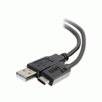 C2G 2M USB 2.0 USB TYPE C TO USB A CABLE M/M - USB C CABLE BLACK - CÂBLE USB DE TYPE-C - USB POUR USB-C - 2 M