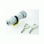 CYLINDRE MONOBLOC 666 CHROMÉ À BOUTON - FICHET - 75300130