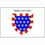 DRAPEAU INDRE ET LOIRE : DIMENSIONS - 100 X 150 CM
