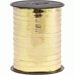 LOT DE 2 - BOBINE DE 250M DE BOLDUC MIROIR UNI EN POLYPROPYLÈNE 7 MM, OR