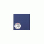 LOT DE 2 - PAQUET DE 25 CARTES SIMPLES POLLEN 135X135MM 210G/M² - BLEU NUIT