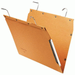 LOT DE 25 - DOSSIER SUSPENDU POUR ARMOIRES KRAFT TUB L'OBLIQUE AZ FOND NORMAL ORANGE