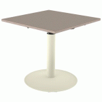TABLE MANO RÉG. 80X80 STR ALAISÉ CHÊNE H. CAPPUCCINO/1013 - MOBIDECOR
