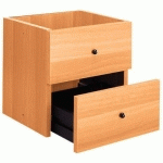 LOT DE 2 TIROIRS AULNE POUR MEUBLE DE RANGEMENT MAXICUBE - ARTARREDI - ARTARREDI