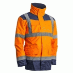 VESTE KANATA PU HI-VIZ 3M ORANGE FLUO/MARINE T3XL - COVERGUARD - 7KANOXXXL