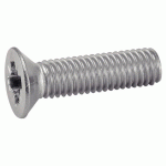 VIS À MÉTAUX TÊTE FRAISÉE CRUCIFORME POZIDRIVE INOX A2 DIN 965 5X30 BOÎTE DE 200 - ACTON - 622145X30