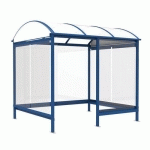 ABRI FUMEURS COMBRAILLES 41X24 BLEU GENTIANE - ABRI PLUS