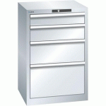 ARMOIRE GRIS CLAIR 564X572X850 AVEC 4 TIR. 75KG _ 79.380.020 - LISTA