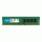 CRUCIAL - DDR4 - MODULE - 8 GO - DIMM 288 BROCHES - 2666 MHZ / PC4-21300 - MÉMOIRE SANS TAMPON