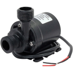 ERSANDY - POMPE AMPHIBIE DC 12V DE POMPE À EAU SUBMERSIBLE 800L / H 5M POUR LA CIRCULATION DE L'EAU DE LA PISCINE DE FONTAINE SOLAIRE D'AQUARIUM