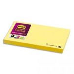 POST-IT LOT DE 5 BLOCS ASSORTIS SUPER STICKY 7,6 X 12,7 CM 90 FEUILLES COULEURS NÉON 655S-N