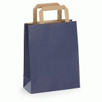 SAC KRAFT ROUGE À POIGNÉES PLATES RAJA 32 X 39 X 16 CM