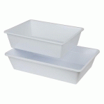 BAC ALIMENTAIRE RECTANGULAIRE CREUX PE 13L_140415 - MATFER