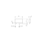 FINDER - 34.51.7.012.5010 RELAIS POUR CIRCUITS IMPRIMÉS 12 V/DC 6 A 1 INVERSEUR (RT) 1 PC(S)