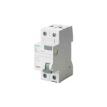 INTERRUPTEUR DIFFÉRENTIEL SIEMENS 5SV3, 2 PÔLES, 40A, 30MA, TYPE F ( PRIX POUR 1 )