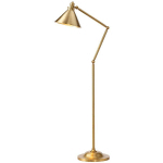 LAMPADAIRE LAMPADAIRE SALON LAMPE ACIER LAITON H 167,3 CM 1 LUMIÈRE