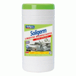 LINGETTES DÉSINFECTANTES POUR CUISINE ET MAINS SOLIGERM - BOÎTE DE 200