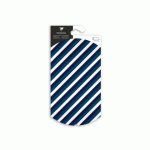 LOT DE 6 - POCHETTE CADEAU, 16X22CM, BLUE LINE - BLEU
