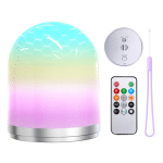 TLILY - TÉLÉCOMMANDE VEILLEUSE RVB COLORÉE ATMOSPHÈRE VEILLEUSE VEILLEUSE USB MULTIFONCTION VEILLEUSE