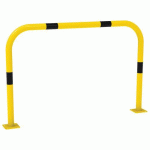 ARCEAU DE PROTECTION SIMPLE 1.50 M JAUNE AVEC BANDES NOIRES - PROCITY