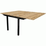 BENCH 2 POSTES 140X163CM SUIVANT TIMBER NOIR PARTAGE