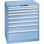 LISTA - ARMOIRE À TIROIRS (HXLXP) 100 X 87 X 72,5 CM KEY LOCK R5012