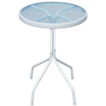 VIDAXL - TABLE DE BISTRO GRIS 50X71 CM ACIER