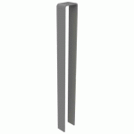 POTELET EN U HOOPER MÉTAL HAUTEUR 1 M - GRIS 9006 - BUTON DESIGN