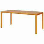 TABLE MALIBU 180X80 T6 SOUDÉ STR ABS ORANGE U340/ORANGE 1028