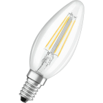 BELLALUX - LAMPE LED, CULOT : E14, WARM WHITE, 2700 K, 4 W, REMPLACEMENT D'UNE AMPOULE À INCANDESCENCE DE 40 W, CLAIRE, ST CLAS B - CLEAR