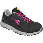 BASKETS DE SÉCURITÉ FEMMES RUN LOW ESD S3 SRC NOIR/FUCHSIA P36 - DIADORA - 701.175303 - NOIR