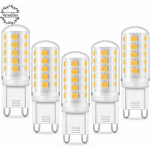AMPOULES LED G9 3W ÉQUIVALENT À 40W HALOGÈNE LUMIÈRE BLANC FROID 6000K, AC220-240V,LAMPE LED À ÉCONOMIE D'ÉNERGIE, NON DIMMABLES,SANS SCINTILLEMENT