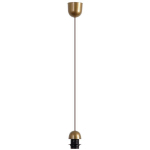 LAMPE À SUSPENSION FIX BRONZE PLASTIQUE H: 50 CM