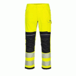 PORTWEST FR406 PANTALON DE TRAVAIL PW3 MODAFLAME HV JAUNE/NOIR - TAILLE 32 - STANDARD