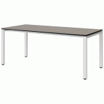 TABLE MALIBU 180X80 T5 SOUDÉ ST ANTIB GRIS U727/NO BLC 9016