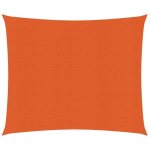 VIDAXL - VOILE D'OMBRAGE 160 G/M ORANGE 3,6X3,6 M PEHD