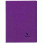 CAHIER CLAIREFONTAINE KOVER BOOK - RELIURE PIQUEE - COUVERTURE POLYPRO - 2 RABATS - 24 X 32 CM - 96 PAGES - SEYES