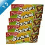 GATEAU PATISSIER BROSSARD BROSSARD - SAVANE BROWNIE CHOCO NOISETTES 285G X5