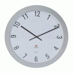 HORLOGE MURALE GÉANTE Ø 60 CM - À QUARTZ - GRIS